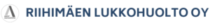 Riihimäen Lukkohuolto Oy:n sininen logo